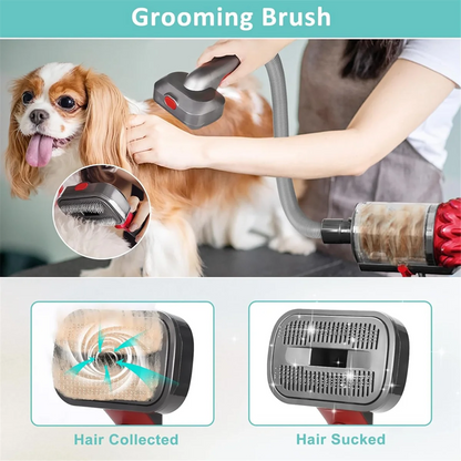 Pet Grooming Kit for Dyson Vacuum V7 V8 V10 V11 V12 V15, Pet Grooming Brush Attachment,Dog Hair Groomer Tools