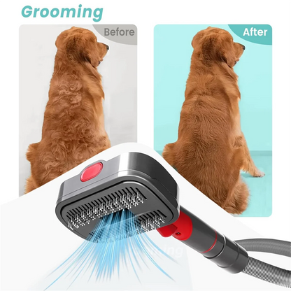 Pet Grooming Kit for Dyson Vacuum V7 V8 V10 V11 V12 V15, Pet Grooming Brush Attachment,Dog Hair Groomer Tools